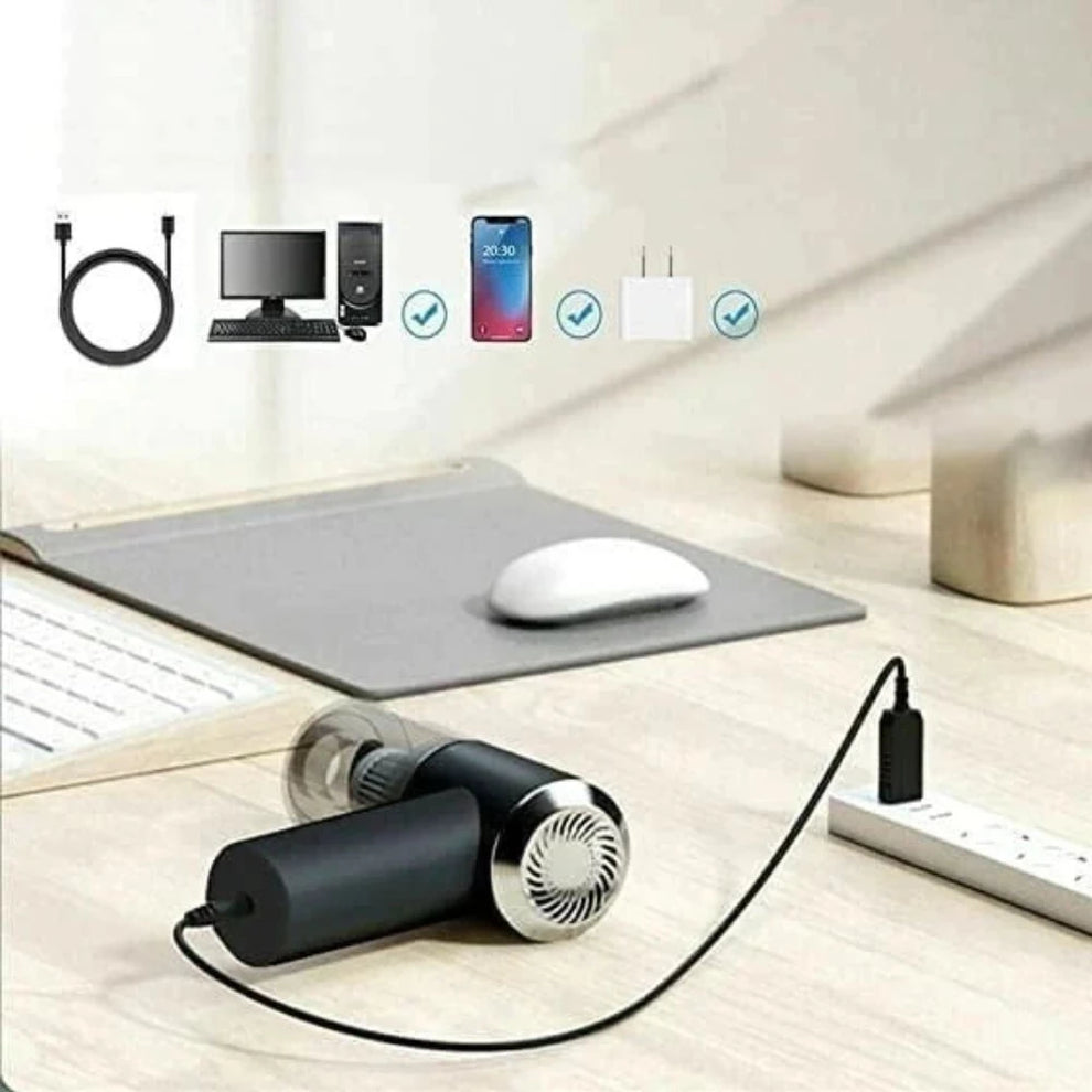 2-in-1 Dust Remover Powerful Wireless Air Duster & Vacuum Cleaner
