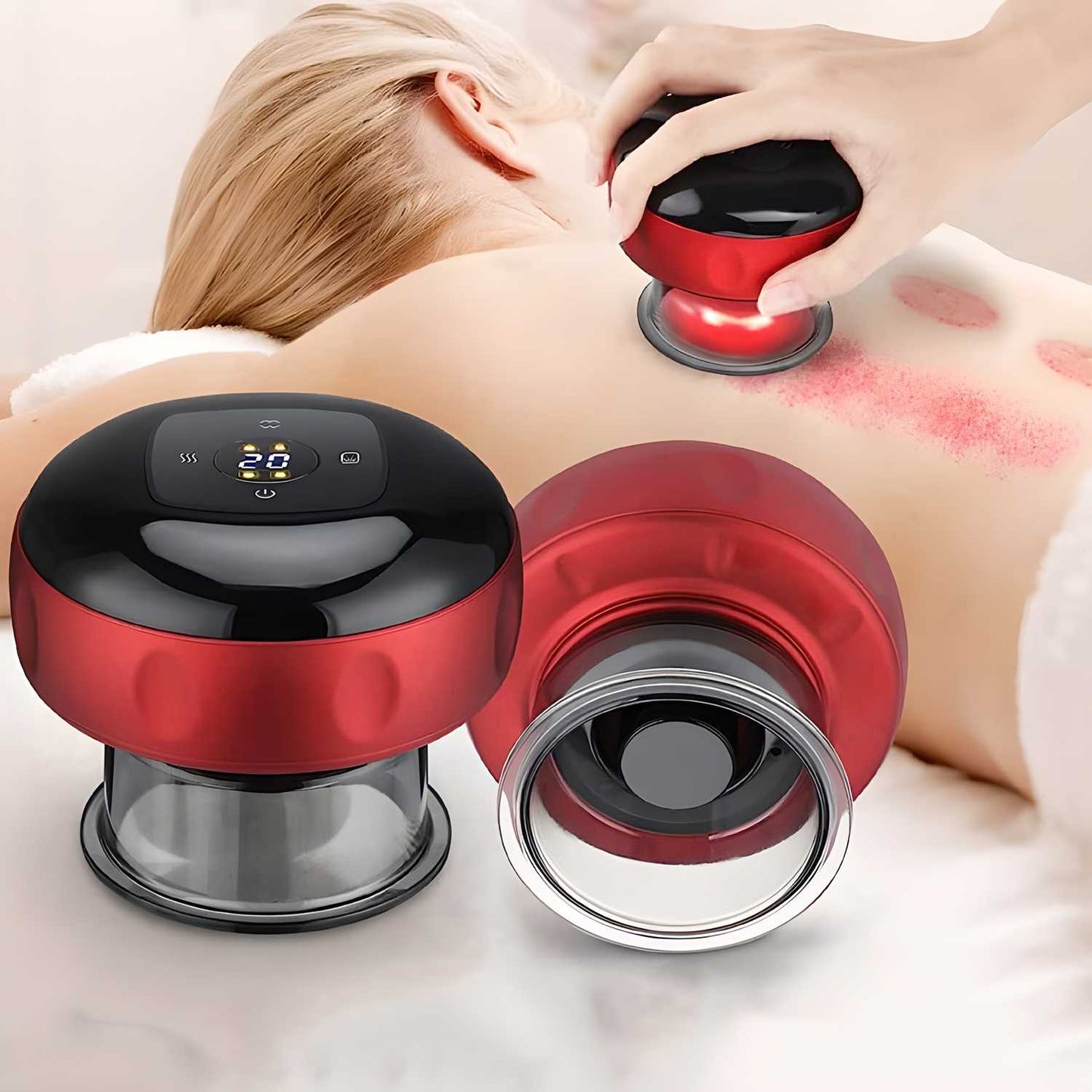 12-Level Vacuum Cupping Massager – Pain Relief & Muscle Recovery