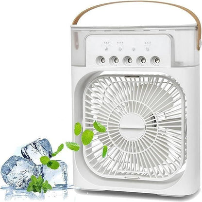 Rechargeable Air Conditioner with Fast Cooling, 3 Speeds, USB Compatibility (Mini AC)