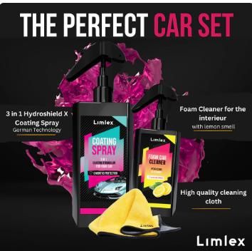 2-in-1 Car Care Combo – Coating Spray + Foam Cleaner (200ml)