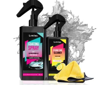 2-in-1 Car Care Combo – Coating Spray + Foam Cleaner (200ml)